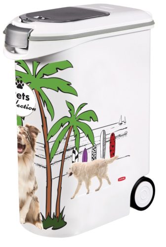 Curver Dogs állateledel tároló tartály 20 kg / 54 l Pets
