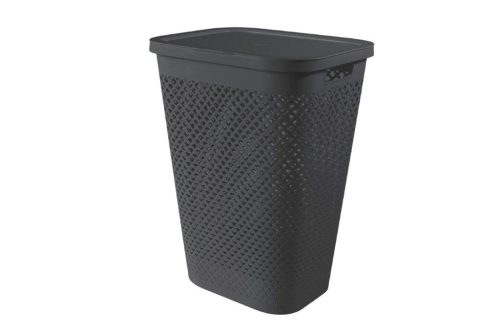 Curver Pure 55 l sötétszürke szennyestartó fedéllel