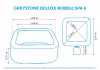 Felfújható pezsgőfürdő Marimex Greystone Deluxe Bubble Spa 6 NP