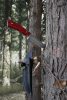Cattara TRAPPER kés, bőr tokban, 21 cm