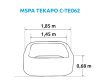 Felfújható pezsgőfürdő Marimex MSPA Tekapo C-TE062