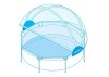 Marimex Pool House Control medence fedél, 3.05m