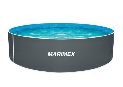 Marimex Orlando merev falú úszómedence, 3.66 x0.91méter, 8m3, rozsdamentes acél, Olympic szkimmer (tömlők és létra nélkül)