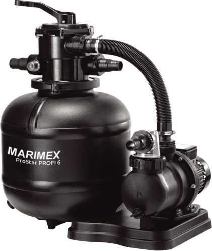 Marimex ProStar Profi 6 medence víz szűrő, 33kg szűrő homok tartály, max.30m3, 6.35m3/óra vízáramlás
