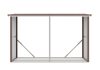 G21 WOH 682 tüzifa tároló - 302 x 119 cm, barna