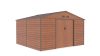 G21 GAH 1085 kerti tároló, 10.9m2, 340 x319 x205cm, 138cm széles ajtó, horganyzott acél, barna