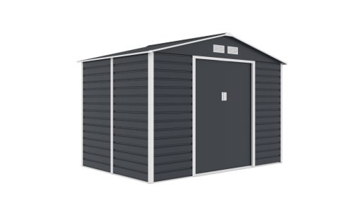 G21 GAH 529 kerti tároló, 5.3m2, 277 x191 x198cm, 117cm széles ajtó, horganyzott acél, antracit