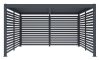 G21 fix lamellás oldalfal 3,7x2,2 m pergola Austinhoz