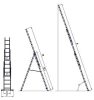 G21 háromrészes létra 7,6m 3x11 létrafok