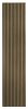 G21 zajcsökkentő akusztikus panel,  1.63m2, 270 x60.5 x2.1cm, teak (2 darabos kiszerelésben rendelhető, az ár darabonként értendő)