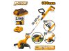 Ingco CGTLI203285 Akkus fűszegélynyíró 300 mm 20 V (1 x 2,0 Ah akku + töltő)