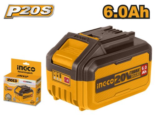 Ingco FBLI2060 Akkumulátor 6,0 Ah 20 V