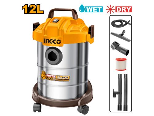 Ingco VC14122 Ipari porszívó 12 l 800 W