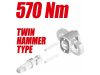 Yato YT-09505 Pneumatikus ütvecsavarozó 1/2" 570 Nm