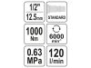 Yato YT-09528 Pneumatikus ütvecsavarozó 1/2" 1000 Nm