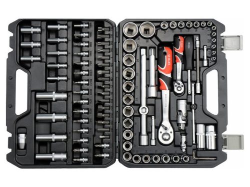 Yato YT-12681 Dugókulcs készlet 94 részes 1/4", 1/2" CrV