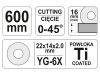 Yato YT-3707 Csempevágó 600 mm 1 sínes