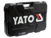 Yato YT-38901 Szerszámkészlet 122 részes 1/4", 1/2" CrV CrMo