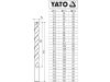 Yato YT-41605 Csigafúró készlet 25 részes 1-13 mm HSS Co