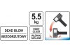 Yato YT-46273 Gumikalapács 5500 g visszarúgásmentes 105x105x180 mm