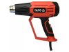 Yato YT-82296 Hőlégfúvó tartozékokkal LCD kijelzővel 50 - 650 °C 1600 W