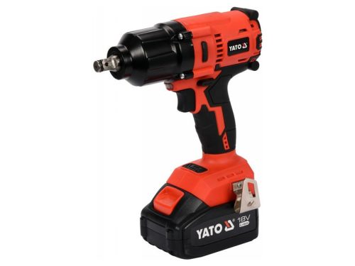 Yato YT-82806 Akkus ütvecsavarozó 1/2" 700 Nm szénkefe nélküli 18 V Li-Ion (1 x 3,0 Ah akku + töltő)