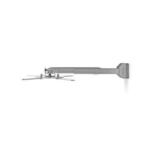 Nedis PJWM100 projektor tartó, 31-50cm, 90°, 10kg, fali, dönthető, forgatható, ezüst