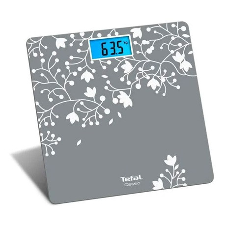 Tefal PP1537V0 Classic Blossom személymérleg, max. 160kg, elemes (2xAA), szürke