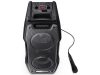 Sharp PS-931 Bluetooth Party hangszóró, 180Watt, akkumulátoros, IPX4, Karaoke, fekete