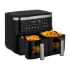 Tesla Aircook Q450 XXL DualZone forrólevegős sütő