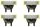 Philips QP440/50 OneBlade 360 borotvapenge, (4db/csomag)