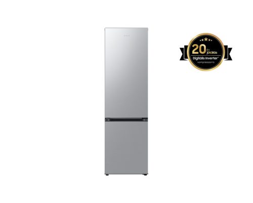 Samsung RB38C600ESA/EF alulfagyasztós hűtőszekrény, 276/114 liter, NoFrost, ezüst