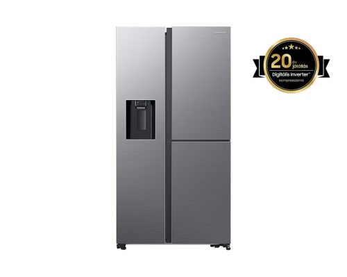 Samsung RH65DG54R3S9EO Side-by-Side hűtőszekrény, 410/218liter, NoFrost, inox