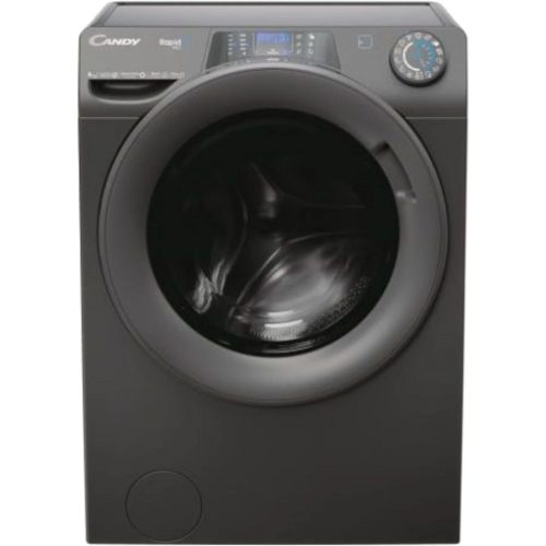 Candy RP4 476BWMRR/1-S RapidÓ PRO keskeny elöltöltős mosógép, inverteres, 7kg, 1400rpm, 77dB, Wi-Fi, antracit