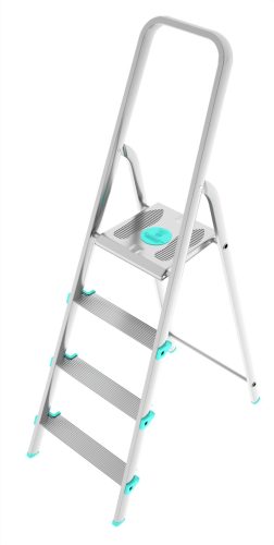 Colombo S107A04W Libellula 3+1 fokos alumínium létra
