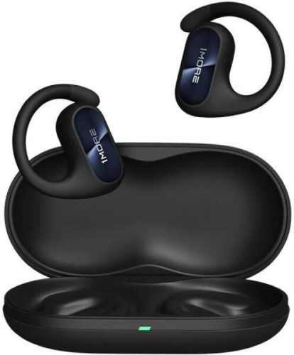 1MORE Fit SE Open Earbuds TWS sport fülhallgató, nyitott, aktív zajcsökkentés, BT 5.3, IPX5 (S30-Black)