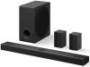 LG S80TR hangprojektor, Dolby Atmos, 5.1.3 csatorna, 580Watt, vezeték nélküli mélysugárzó, BT 5.1, fekete