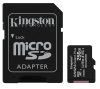 Kingston SDCS2/256GB MicroSDXC, 256 GB, memóriakártya + adapter