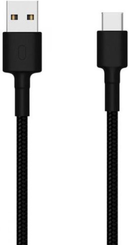 Xiaomi Mi Braided USB-A USB-C adatkábel, 1méter, szövet borítás, max.67Watt, fekete (SJV4109GL)