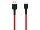 Xiaomi Mi Braided USB-A USB-C adatkábel, 1méter, szövet borítás, max.67Watt, piros (SJV4110GL)