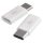 Emos SM7023 micro USB-B 2.0 / USB-C 2.0 adapter, fehér (2 darab)
