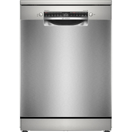 Bosch SMS4EVI08E Serie 4 szabadonálló mosogatógép, 14teríték, 6program, 0.645kWh, 44dB, inox