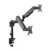Stell SOS 2122 Dual asztali monitor tartó konzol, 17"-32" VESA 100x100, max. 2 x9kg, fekete