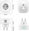 Gosund SP112 Smart Wi-Fi-s okos konnektor, 2 USB