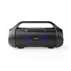 Nedis SPBB310BK Bluetooth party Boombox hangszóró, 120 W, BT 5.0, 3000mAh akku, IPX5, fekete