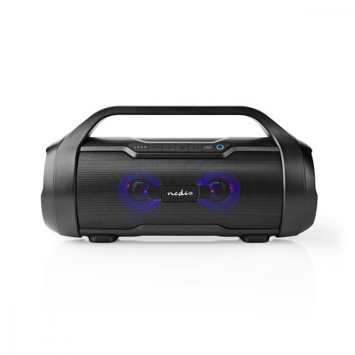 Nedis SPBB310BK Bluetooth party Boombox hangszóró, 120 W, BT 5.0, 3000mAh akku, IPX5, fekete