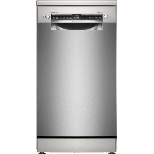 Bosch SPS4HMI49E Serie 4 szabadonálló keskeny mosogatógép, 10teríték, 6program, 9.5liter, 44dB, inox