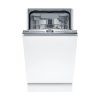 Bosch SPV4HMX10E Serie 4 beépíthető keskeny mosogatógép, 10teríték, 6program, 9.5liter/ciklus, 44dB