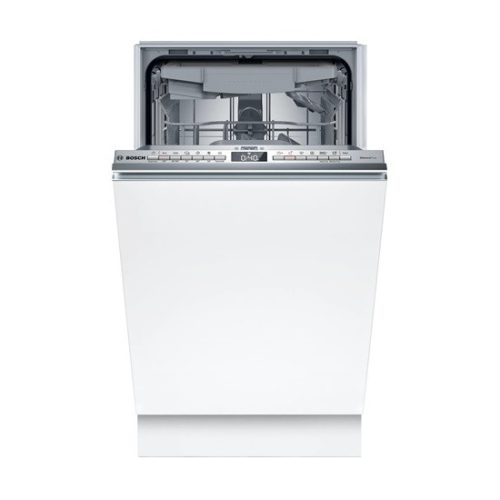 Bosch SPV4HMX10E Serie 4 beépíthető keskeny mosogatógép, 10teríték, 6program, 9.5liter/ciklus, 44dB
