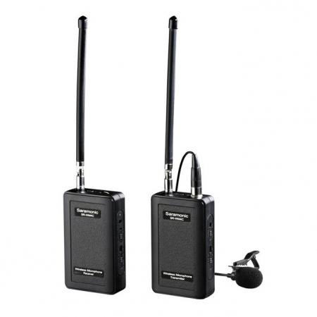 Saramonic SR-WM4C VHF Wireless mikrofon rendszer - 1 db adó csíptetős mikrofonnal, 1 db vevő